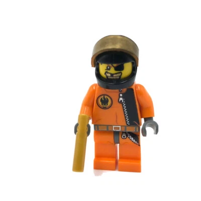 LEGO Gold Tooth Helmet minifigure Agents 8635 mini figure  - Image 1 of 4