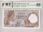 1941 France 100 Francs Pick#94 66 EPQ Gem UNC