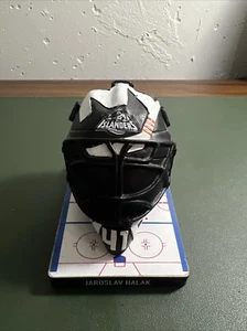 NY ISLANDERS JAROSLAV HALAK HELMET BOBBLEHEAD SGA NHL HOCKEY Mini Replica - Picture 1 of 7