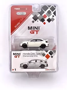 Honda Civic Tipo R (FK8) Campeonato Blanco - Mini GT MGT 00001 - Imagen 1 de 5