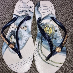 Havaianas Girl's Size 3/4 Youth Chinelo Slim Harry Potter  - Picture 1 of 3