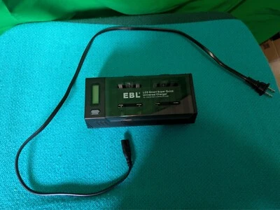 EBL LCD Smart Super Quick Universal Battery Charger and USB - Model EBL-908 - Image 1 of 4