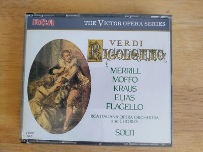 Giuseppe Verdi Music CDs - Rigoletto ft Various Artists[GOOD CDs] Romantic Opera Foto 1 de 4