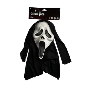 Maschera viso fantasma urlo 2019 mondo divertente Pasqua illimitata Halloween Ghostface 9206S - Foto 1 di 7