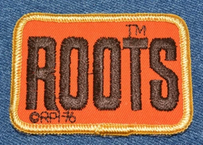 Original NOS Vintage 70s ROOTS 3" Patch TV Show Kunta Kinte African History - Image 1 of 4