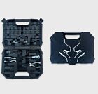 Marvel Black Panther 82pc Tool Set Ratchets Sockets Pliers and Tool Box Silver