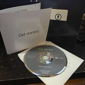 Microsoft SQL Server 2019 Standard Box, Retail Single Server License (DVD) - Picture 1 of 4