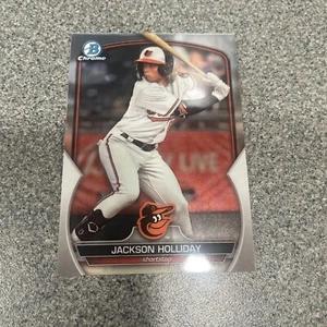 JACKSON HOLLIDAY 2023 Bowman Draft Chrome Baltimore Orioles RC #BDC-118 - Picture 1 of 3