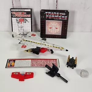 Hasbro Transformers G1 Aerialbot Silverbolt / Superion Vintage Near Complete - Picture 1 of 6