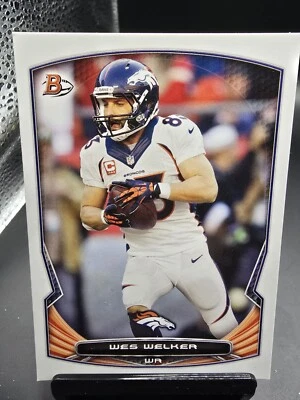 2014 Bowman Wes Welker #39 - Denver Broncos  - Image 1 of 2