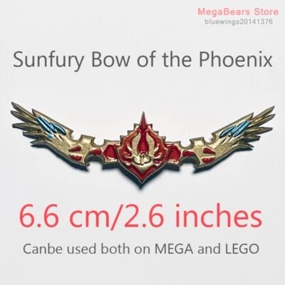 Mega Bloks World of Warcraft Style Sunfury Bow Of The Phoenix *HANDMADE* Weapon - Image 1 of 3