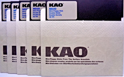 5,25" DISKETTEN MD2D KAO  (5 STÜCK) - Bild 1 von 2