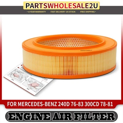 Filtro de aire del motor para Benz W123 240D 1976-1983 300D 1977-1981 C123 300CD 300TD Foto 1 de 4