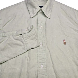 Polo Ralph Lauren Hemd Herren M Mintgrün Oxford Button Down Preppy Classic Fit - Bild 1 von 9