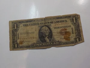 WW2 Hawaii Emergency Note Silver Certificate 1935 1 Dollar One WWII Paper Money - Picture 1 of 2