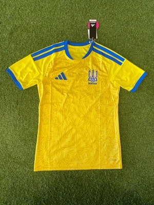 Camiseta de fútbol Adidas Ucrania local para hombre estadio 26/27 - amarilla/azul Foto 1 de 4