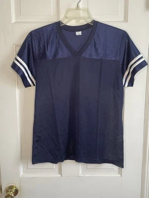 Camiseta deportiva azul marino y blanca camiseta deportiva informal camiseta deportiva nueva sin etiquetas talla L Foto 1 de 4