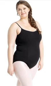 Capezio Damen Ballett Tanz Prinzessin Camisole Turnanzug BH Regal schwarz groß - Bild 1 von 7