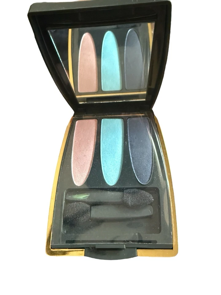 Jafra Powder Eyeshadow Trio Wet/Dry Formula "Cote D’azur" Rose Bleu Lumiere NEW - Image 1 of 4
