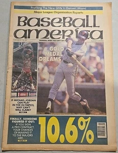 Baseball America 10-24 novembre 1991 Will Clark Michael Jordan - Foto 1 di 2
