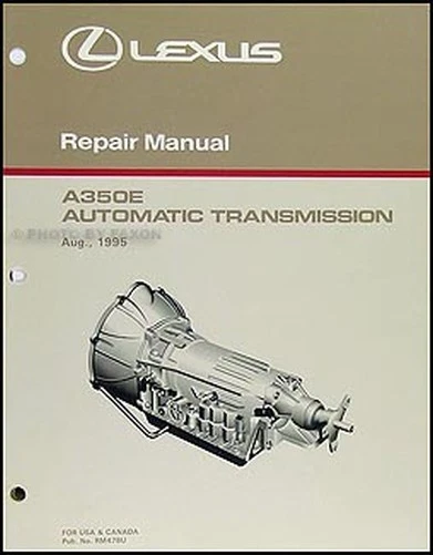 1996-1997 GS 300 Transmission Automatique Réparation Manuel GS300 A350E Révision - Photo 1/1
