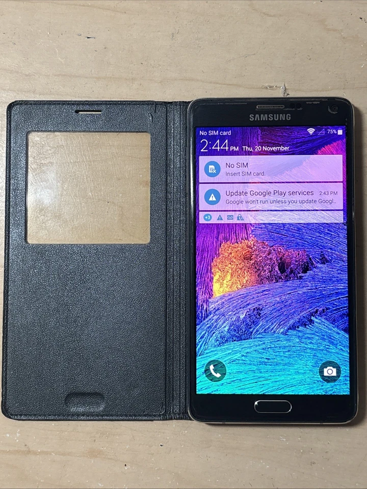 Samsung Galaxy Note 4 32GB - Unlocked - Black - Image 1 of 4