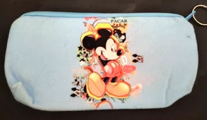 Walt Disney Mickey Mouse Pencil Makeup Cosmetic Zip Case Bag Pouch Purse Japan - Picture 1 of 2
