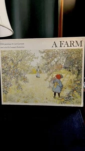 Farm Paintings By Carl Larsson Text Lennart Rudstrom 1st American Ed 1976 - Picture 1 of 6
