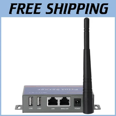 Network Printer Adapter for USB Printer - Windows Mac Linux - Image 1 of 4