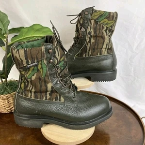 Vintage Browning Mossy Oak Greenleaf Gortex Jagdstiefel Größe 11D Hergestellt in den USA - Bild 1 von 12