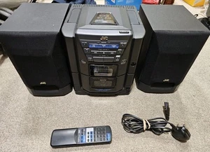 JVC DXE10 HiFi CD, Tape, Radio + Speakers And Remote - Works Great - Picture 1 of 6