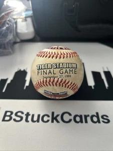 1999 Tiger Stadium Final Game Baseball (Detroit Tigers vs. Kansas City Royals) - Picture 1 of 4