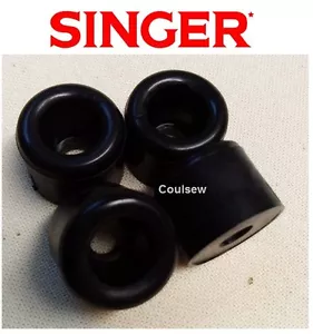 4 SINGER FEDERGEWICHT 221K 222K 301 401G 411G BASIS GUMMI BETTKISSEN HOCH - Bild 1 von 3
