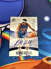 2004-05 Upper Deck SP Game Used Richard Hamilton On Card Auto 53/100