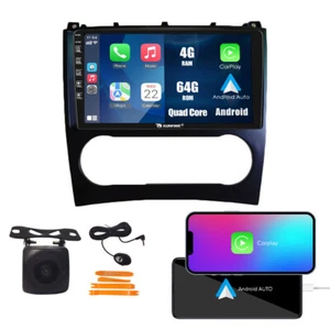 For Benz C-Class 05-09/GLK-Class Carplay Android Car Stereo Radio GPS Navi 4+64G - Picture 1 of 14