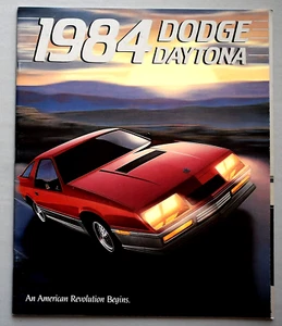 1984 DODGE DAYTONA SALES BROCHURE CATALOG ~ 20 PAGES ~ 10" X 12" - Picture 1 of 15