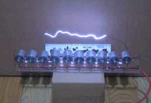 10grades Marx/impulse voltage/pulse high voltage generator/Tesla coil DIY kit - Picture 1 of 7