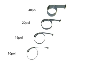 Flachbandkabel RM 0,635mm Pfostenverbinder Buchse RM 1,27mm 10 / 16 / 20 / 40pol - Bild 1 von 2
