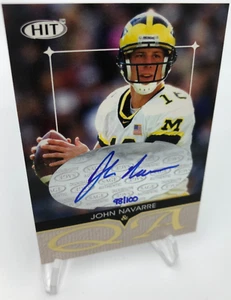 JOHN NAVARRE ROOKIE AUTO Card 2004 Sage HIT #QA16 RARE/100 MICHIGAN CARDINALS - Picture 1 of 7
