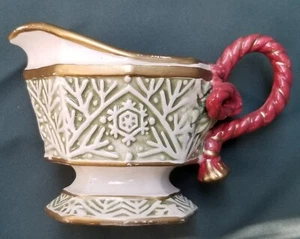 FITZ & FLOYD WINTER HOLIDAY SANTA CREAMER CHRISTMAS - Picture 1 of 6