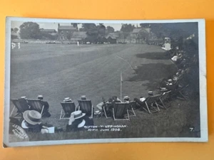 Cartolina: Repton v Uppingham 10 giugno 1908 RPPC J.S. Simnett - Foto 1 di 2