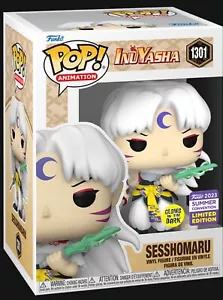 ¡FUNKO POP! SESSHOMARU #1301 GITD INUYASHA SDCC 2023 CONVENCIÓN DE VERANO BRILLA OSCURO - Imagen 1 de 1