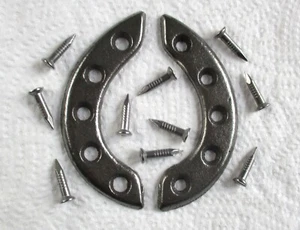 Set of British Army:"AMMO BOOT TOE PLATES" (With Fixing Nails/Screws, Sizes 7-8) - Picture 1 of 4