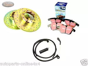 DISCOVERY 3 TDV6 FRONT PERFORMANCE DISCS , EBC PADS & SENSOR KIT - Picture 1 of 2