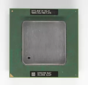 Socket 370 CPU - Intel Celeron 1000A - Tualatin - TESTED - Picture 1 of 2