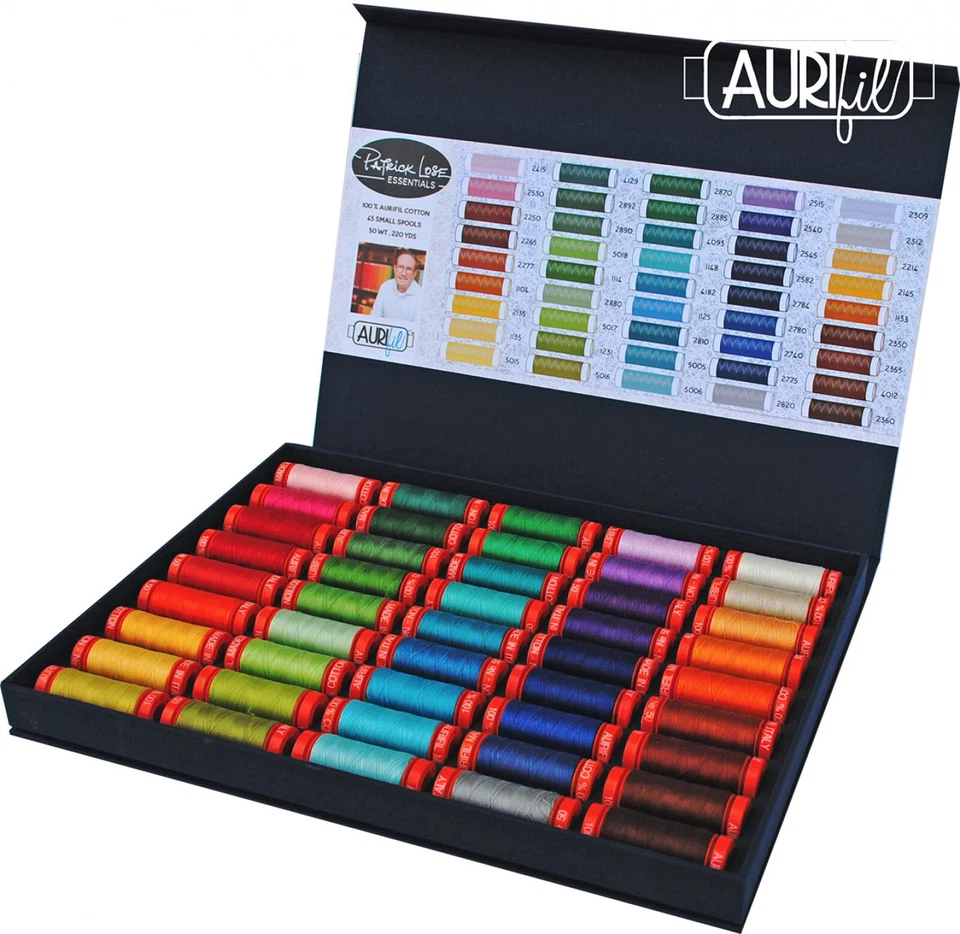 AURIfil Essentials Collection by Patrick Lose Cotton 50wt 45 Small Spools - Image 1 of 1