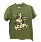 Disneyworld Resort Goofy Tshirt Mens Small Green Graphic Tall Dark New