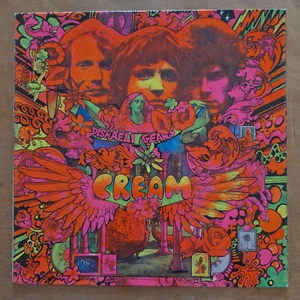 CREAM Disraeli Gears VINYL REACTION 594003 UK 2nd Press FRONT LAMINATED LP - Picture 1 of 7