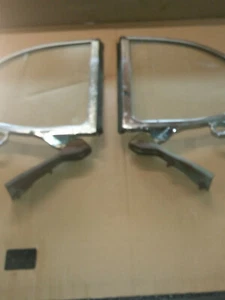 1959 Ford Skyliner Retractable Right and left quarter window glass and frame - Picture 1 of 9