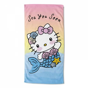 Hello Kitty Sea You Soon Mermaid Kitty 30"x60" Beach Towel Multi-Color - Picture 1 of 3